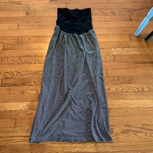 Motherhood Maternity full panel maxi skirt